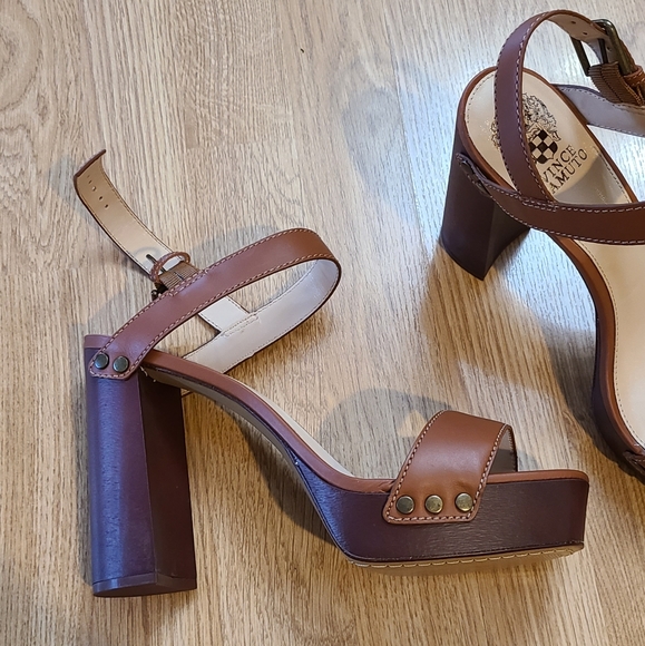 Vince camuto Lethalia Platform Block-Heel Sandals - Picture 3 of 8